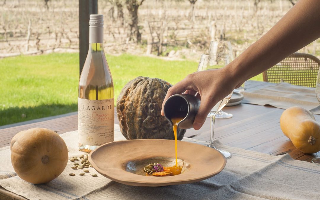 Zonda, Cocina de Paisaje, en Bodega Lagarde. By Chef Augusto García.